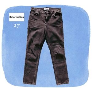 Reformation Jeans Women 27 Monterey Wash Cynthia High Rise Straight